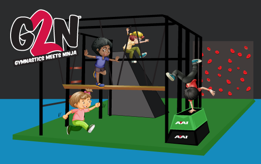 Gymnastic to Ninja - G2N® Ropes - American Athletic, Inc
